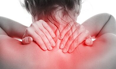 How cervical spinal osteochondrosis is shown on its own