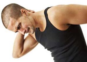 Neck pain is a symptom of cervical osteochondrosis